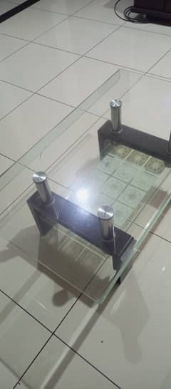 Glass top Center table for sale