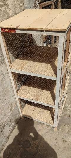 Pigeon cage 3 portion/beautiful cage /pingra/wooden cage/