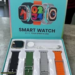 ultra smart watch with 4 strap