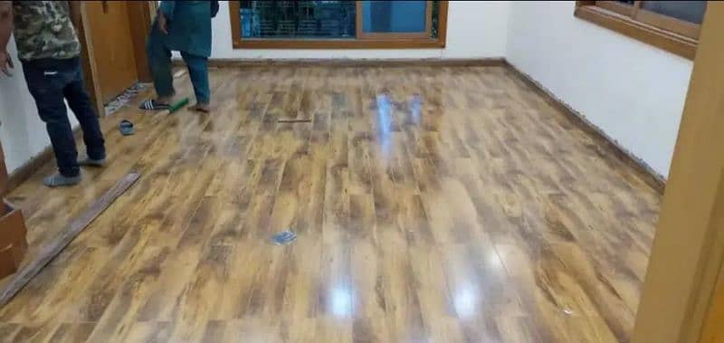 Vinyl flooring wooden laminated pvc spc floor by Grand interiors 4