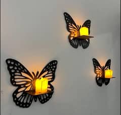 pack of 3 butterfly frame wall  hanging
