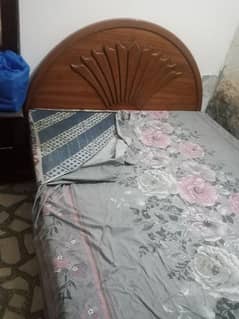 wood Bed with matress