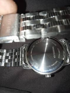 Citizen watch model no BI0980-50E silver chain with black dial