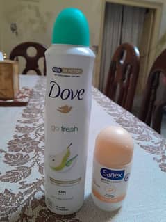 Dove Body Spray and Deodorant