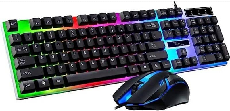 Brand New RGB Gaming Keyboard & Mouse Set Colorful Light 1