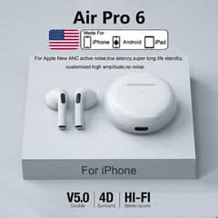 Original Air Pro 6 Pods TWS Wireless Bluetooth Earphone
