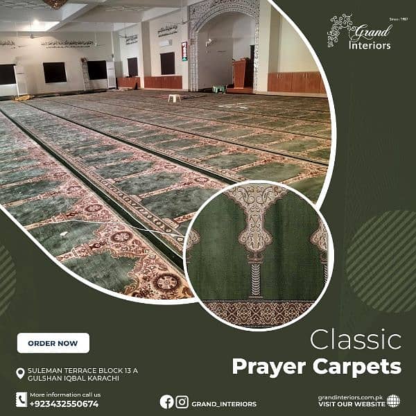 Carpets janamaz prayer carpet full carpet by Grand interiors 2