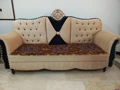 sofa set with cushions