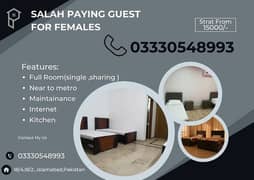 Paying guest For females only 03330548993