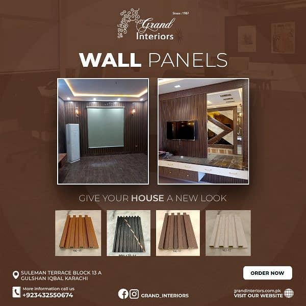 Wallpapers wall morals wall panels wall design by Grand interiors 2