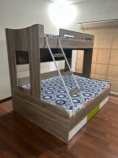 single and queen size bunk bed