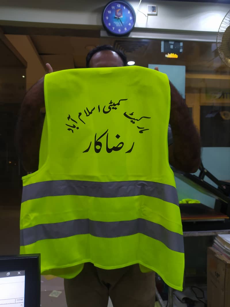 Safety jacket/safety vest/ printing services 0