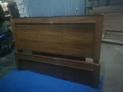 we are selling wooden material bed.