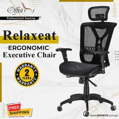 High Back ergonomic Executive Chair - 2 years warranty
