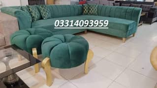 Corner sofa set Seats in Master Molty foam with cushions