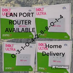 zong 4g bolt ultra router available with sim door step activation