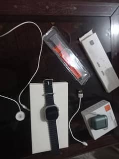 urgent sale offer smart watch and j18 tws airpods
