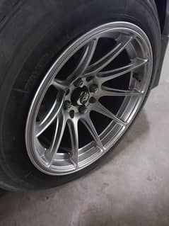 Alloy rims 15 inches 4 nut