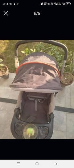 A good condition pram is for sale