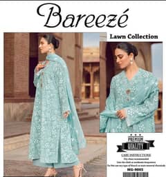 Sale! 3pc Embroidered Lawn suit (unstitched) 0