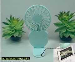 Portable Rechargeable Fan With And Mobile Phone Stand