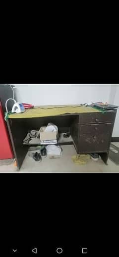 large office desk, study table