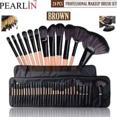 24 pieces brush with pouch