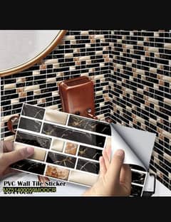 pvc wall tiles stickers
