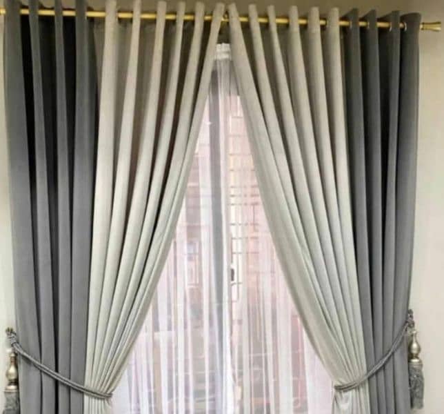 Blind with curtains 7