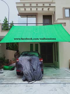 Green Net Tarpal, Green Net Parda For Sun Blocking at your Doorstep.