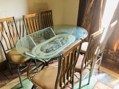 Six seeter Dinning Table for sale