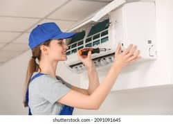 Ac service Fitting installation Repairing Gas Charging