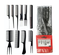 salon hair comb set pack of ten