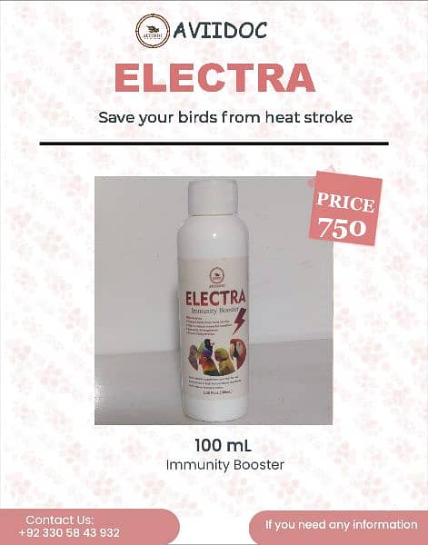 ELECTRA-Electrolyte for birds 0