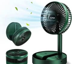 Portable rechargable fan