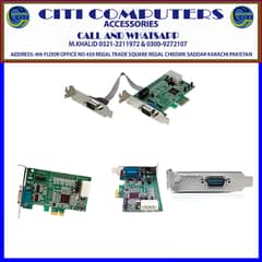 Startech 2 Port Low Profile Native RS232 PCI Express Serial Card with