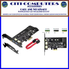 SupaGeek PCIE to USB 3.0 PCI Express Card Including Type A and Type C