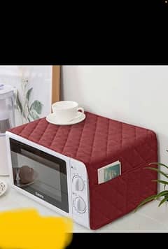 1pc plain microwave oven cover maroon