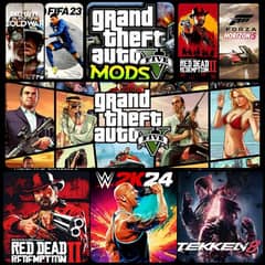 GTA 5 PC GAME KRWAYE ALL OVER PAKISTAN (ALL LATEST GAMES AVAILABLE)