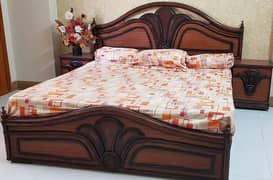 King Size Bed with Siders and Mattress