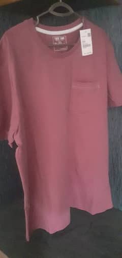 Hong Kong imported T shirt pink colour 2xl
