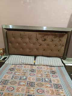 Bed , Dressing , Two side tables