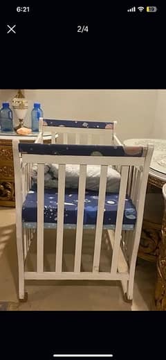 imported baby cot with mattress ,foldable and moveable