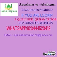 Male Female Online Quran tutor