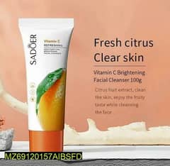 citrus facial cleanser 100g.