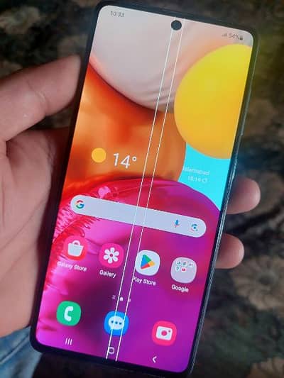 samsung a71 8 /128gb with box pta approved