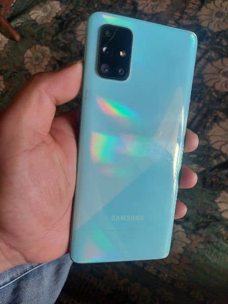 samsung a71 8 /128gb with box pta approved 1