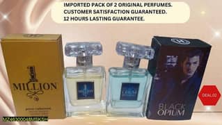 Pack of 2 men's perfume