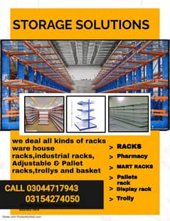 Storage Rack ,Adjustable racks ,Pharmacy racks, Warehouse racks,