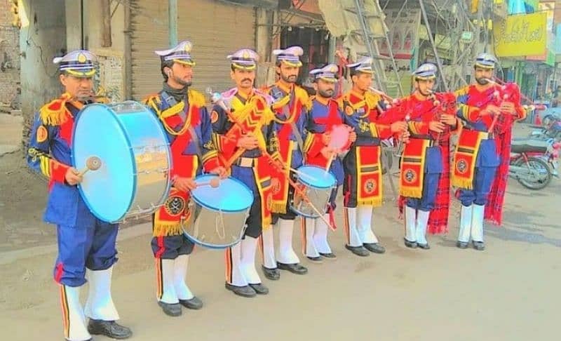 fauji Band Baja Lahore | Dhol For Mehandi | foji Band Lahore 2